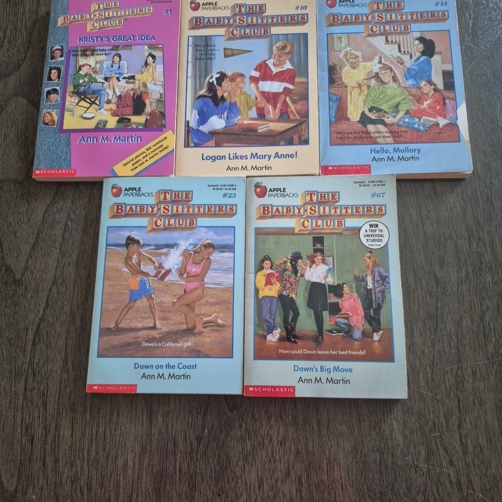 The Babysitters Club Books #1, 10, 14, 23, 67